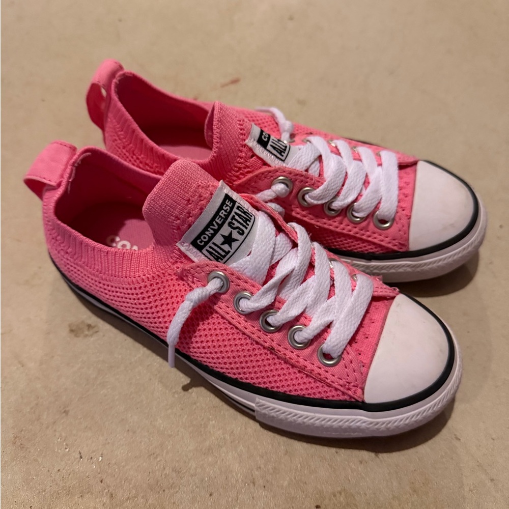 Converse Kids Shoes - Pink and White